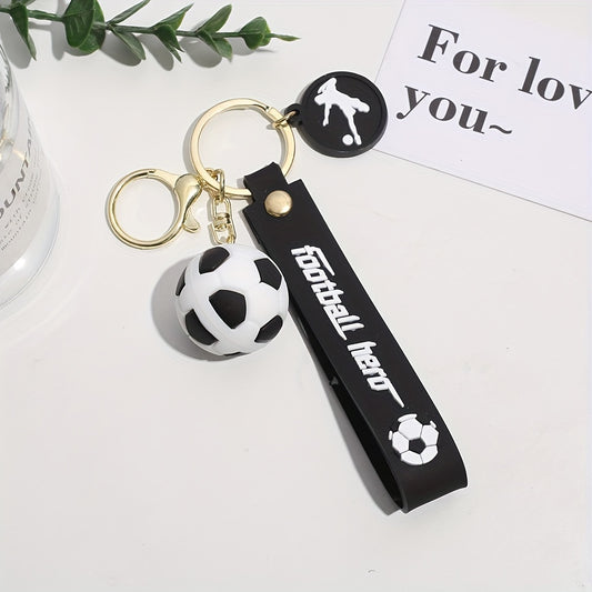 Football Keychain For Men Car Creative Keychain Pendant For Men