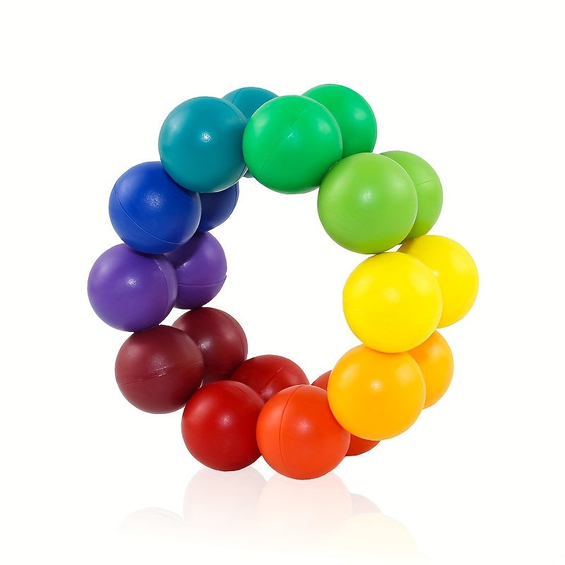 Assorted Plastic Beads Box - Novel Recreational Toy