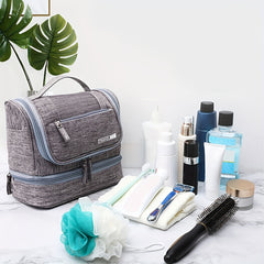 Hanging Toiletry Bag Makeup Cosmetic Travel Organizer with Bottom Compartment