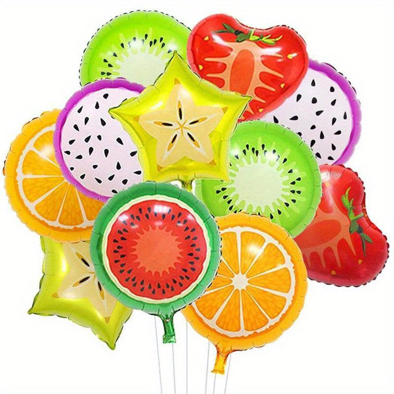 2pcs 18 Fruit Foil Helium Balloons for Summer Parties Birthdays