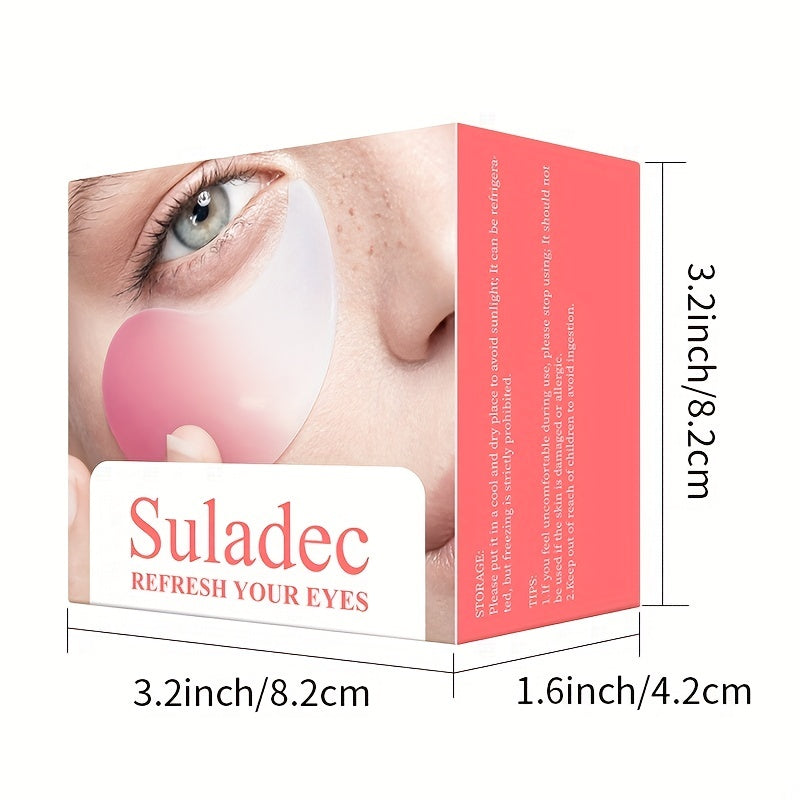 60Pcs Red Pomegranate Sakura Hyaluronic Acid Eye Gel Patch