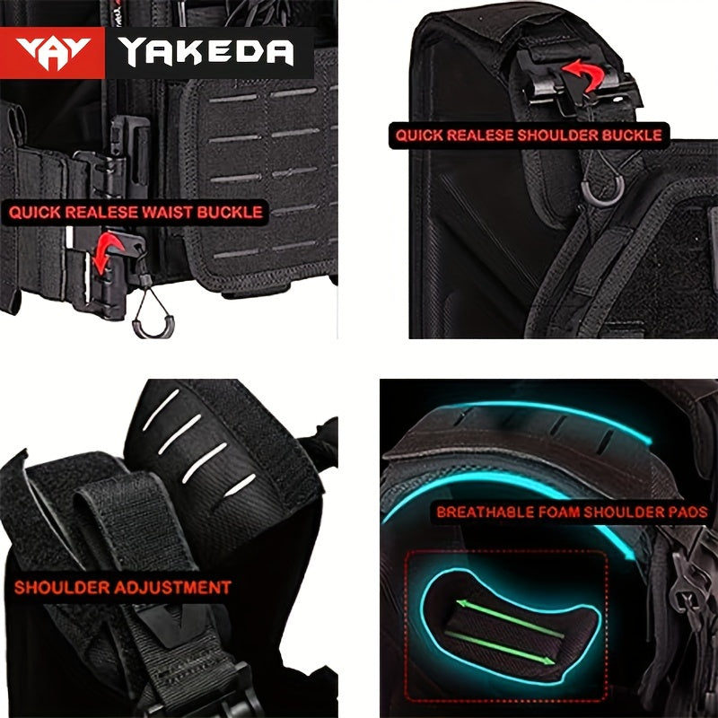 Outdoor Multifunctional Training Vest 1000D Waterproof Molle Vest