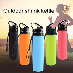 600ml Foldable Silicone Water Cup for Outdoor Sports