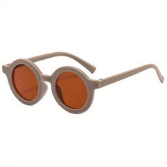 Teen Round Frame Sunglasses Sun Protection Travel Party Gift Accessories