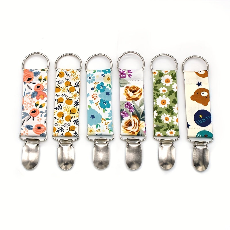 Printed Fabric Hat Hanger Outdoor Travel Bag Clip Lightweight Portable