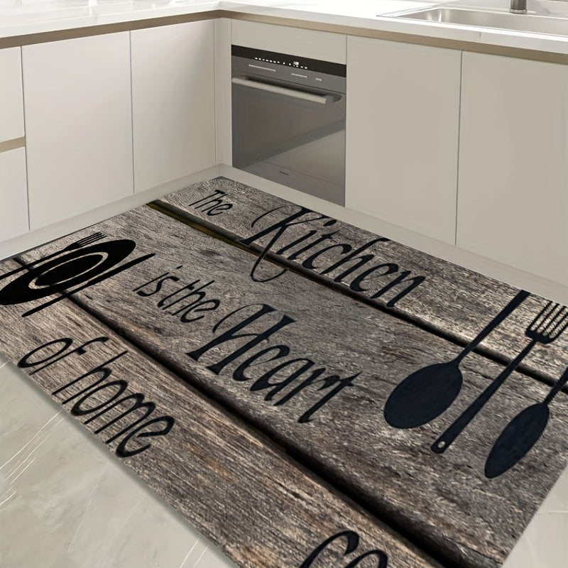 Anti Fatigue Kitchen Mat Slip Resistant Absorbent Runner Rug Washable Floor Mat
