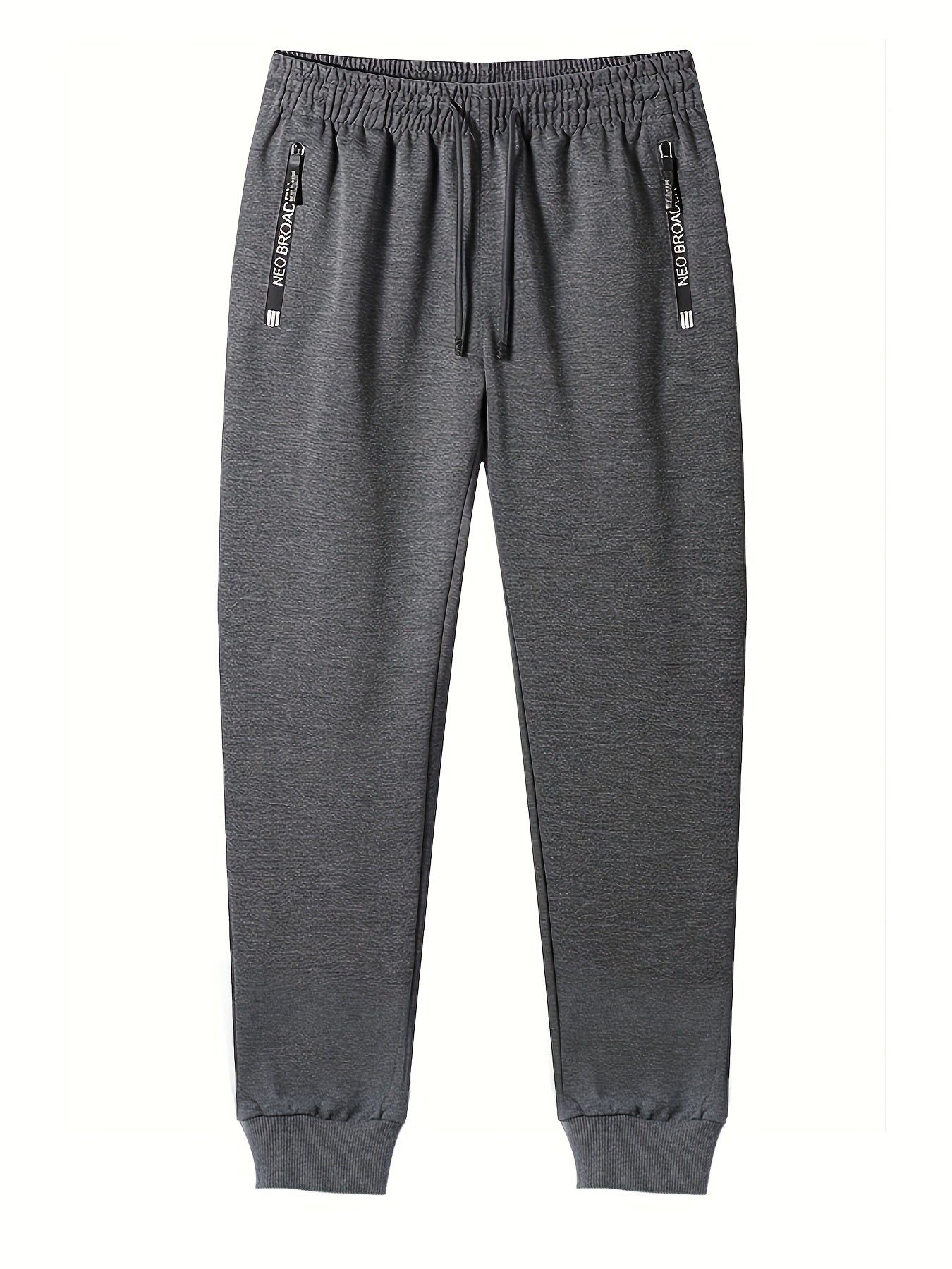 Men's Dark Grey Jogger Pants Sweatpants Christmas
