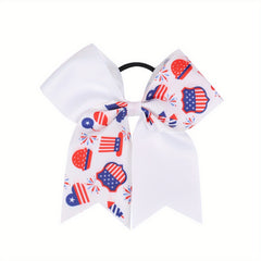 American Independence Swallowtail Bow Hair Tie for Kids