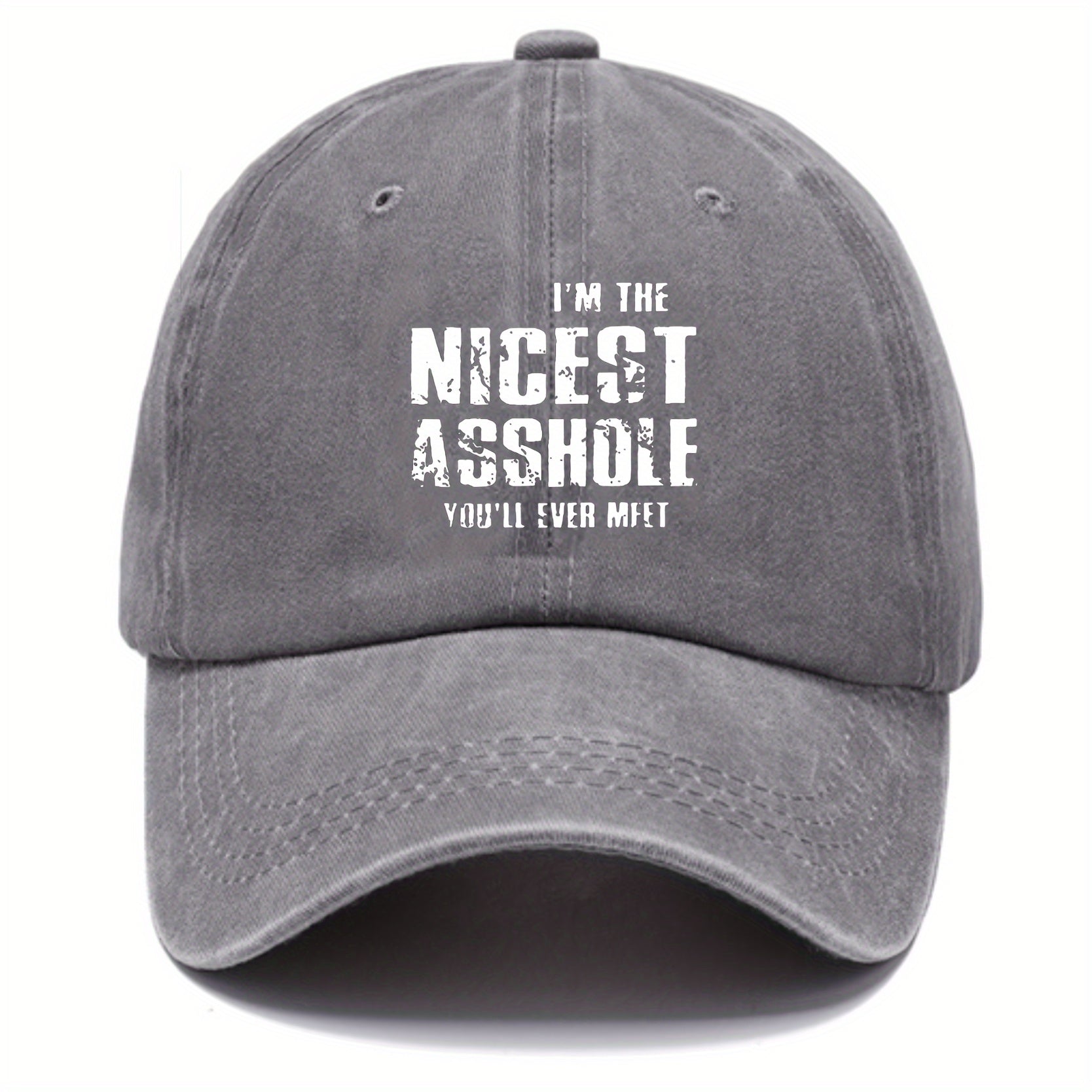 Adjustable Washed Cotton Baseball Cap Sun Hat for Outdoor Activities