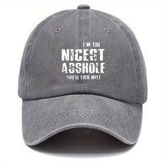 Adjustable Washed Cotton Baseball Cap Sun Hat for Outdoor Activities