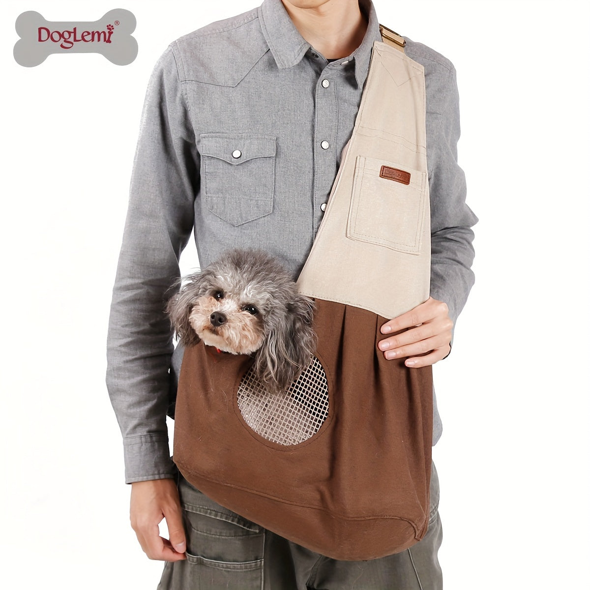Dog Cat Backpack Travel Bag Portable Shoulder Bag Pet Crossbody Bag