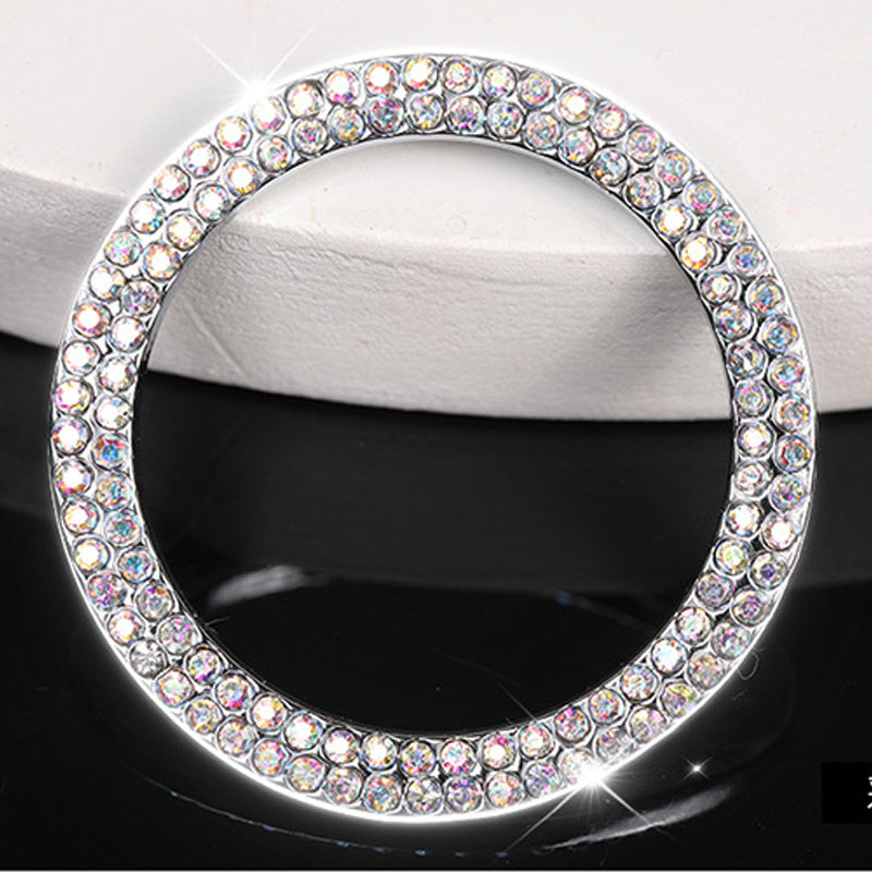 Diamond Rhinestone Ring Car Accessories for Girls