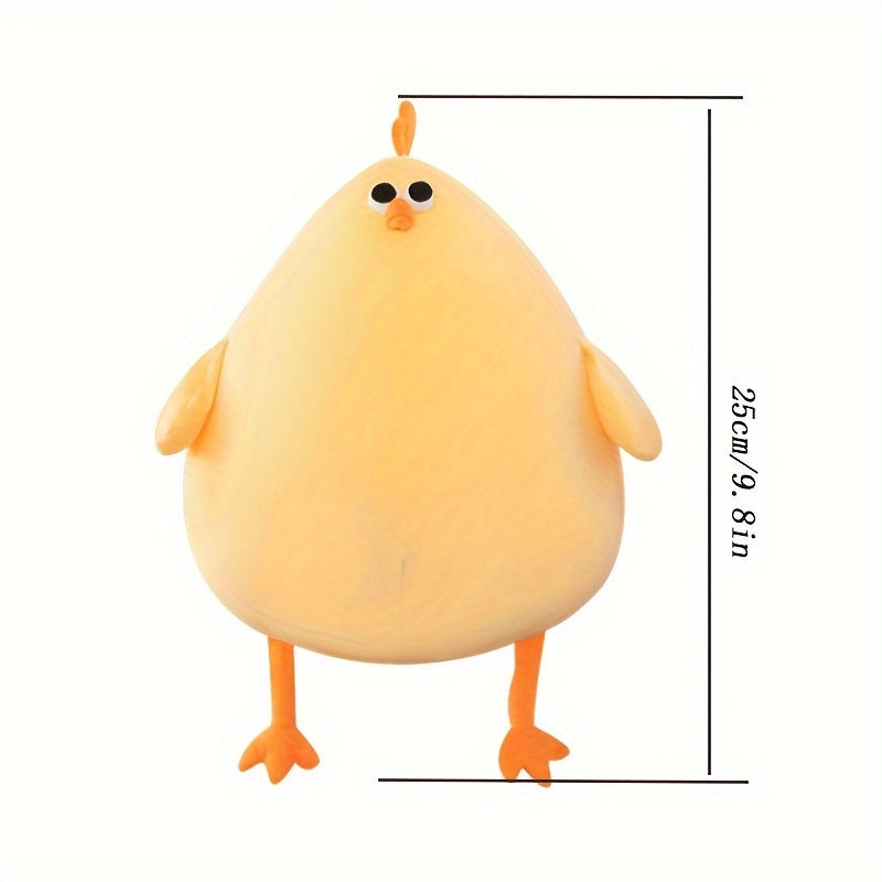 Yellow Chicken Stuffed Toy Comfort Doll Throw Pillow
