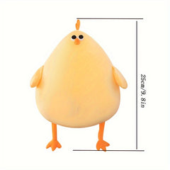 Yellow Chicken Stuffed Toy Comfort Doll Throw Pillow