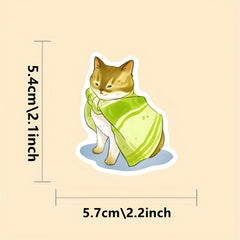 Cat Graffiti Stickers Notebook Water Cup DIY Creative Toys