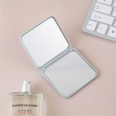 Square Vanity Mirror 1X2X Magnification Foldable Makeup Mirror