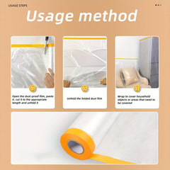 Furniture Sofa Bed Renovation Protector Disposable Dustproof Film