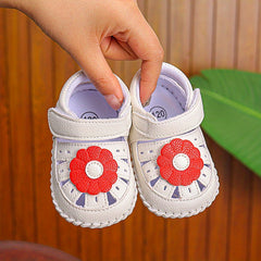 Princess Shoes for Summer Babies 0-12 Months Soft Sole Non slip & Breathable