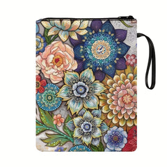 Bohemian Paperback Book Cover Flowers Design