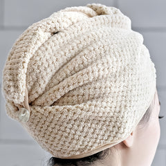 1pc Absorbent Hair Dryer Cap and Bath Towel Set for Adults