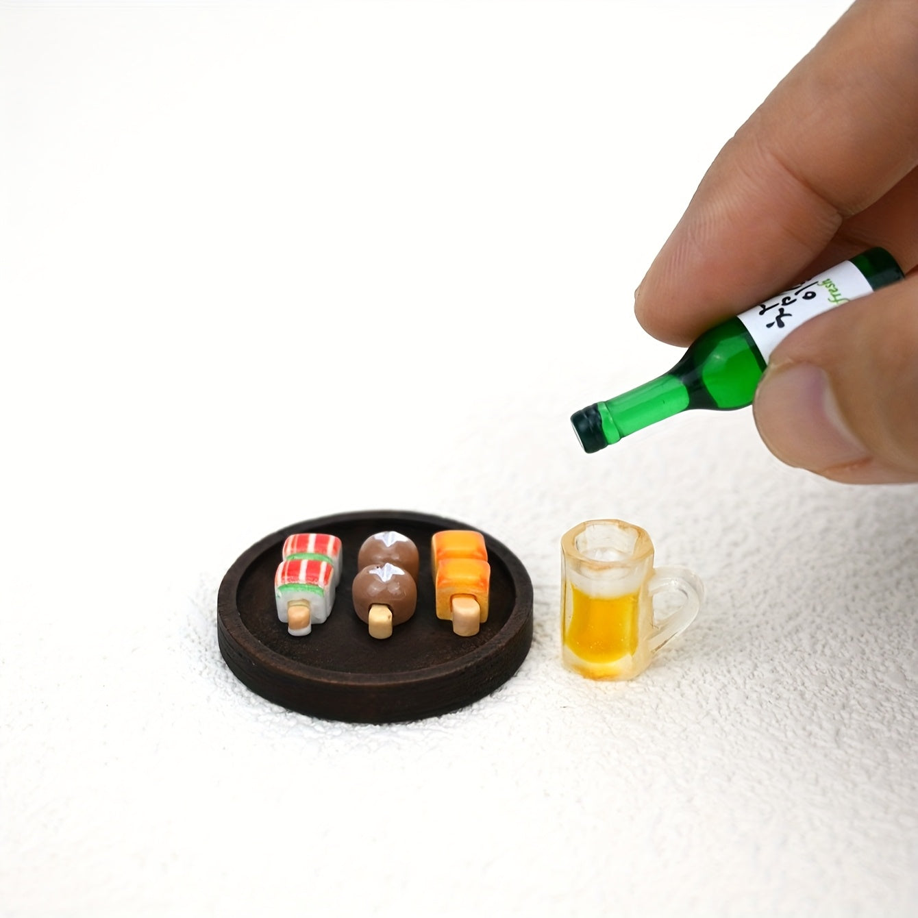 Micro Beer BBQ Package Ornament Dollhouse Scene Miniature Model