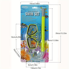 1pc PVC Diving Glasses Set for Kids & Adults - Explore Deeply