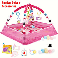 Baby Playpen Gym Hanging Toys Activity Play Mat for Exercise Development