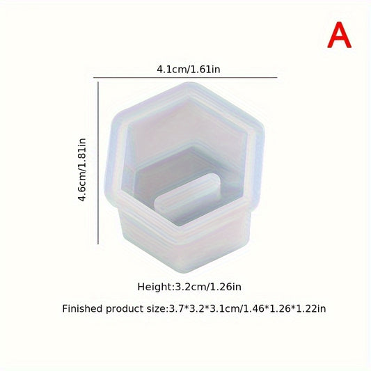 Silicone Rings Holder Mold for DIY Resin Jewelry Box Making