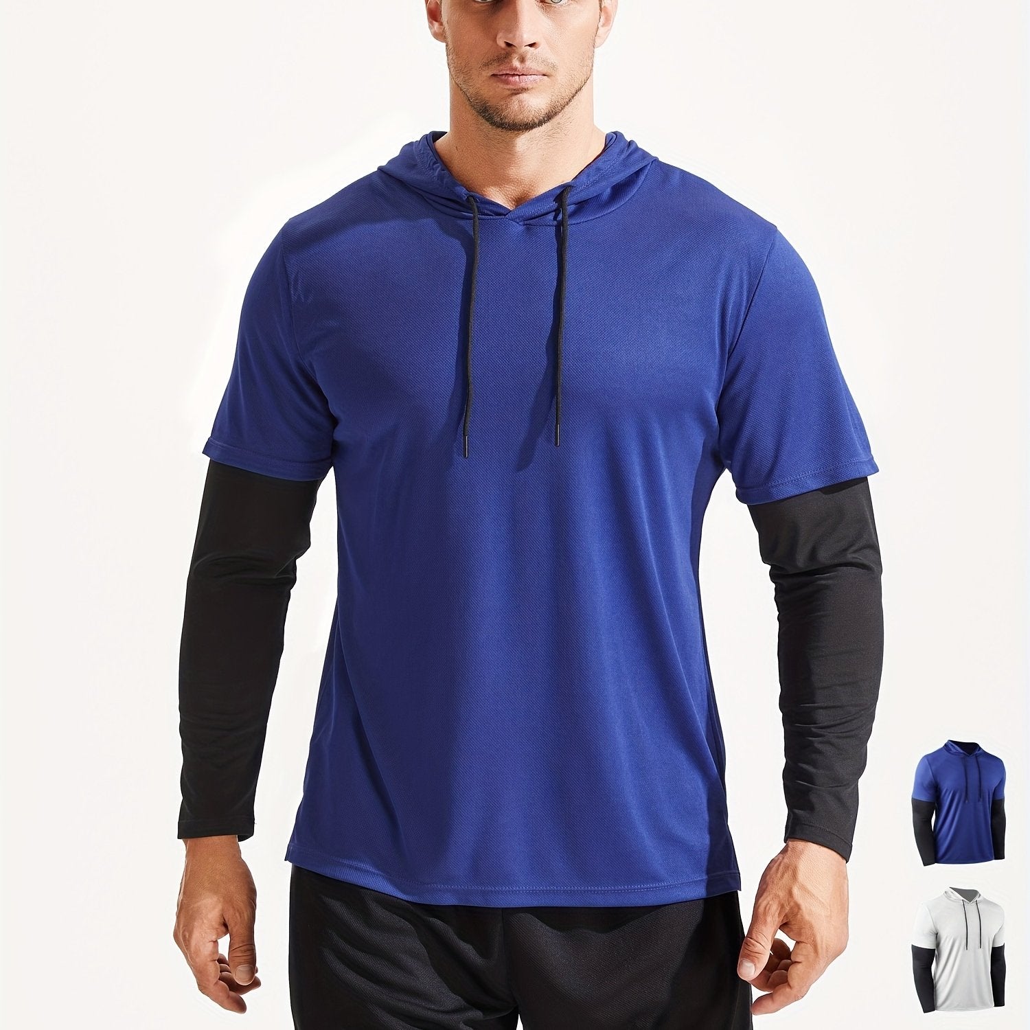 Men's Training Hoodie Quick Drying Gym Clothing