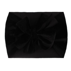 Velvet Bow Headband for Newborn Baby Girls