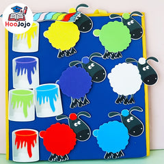 HOOJOJO Sheep Felt Storytelling Apron for Interactive Storytelling