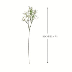 5pcs Simulation Gypsophila Wedding Bouquet Soft Glue Three Forks Plastic Flower