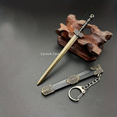 Mini Ancient Style Sword Keychain Pendant Toy