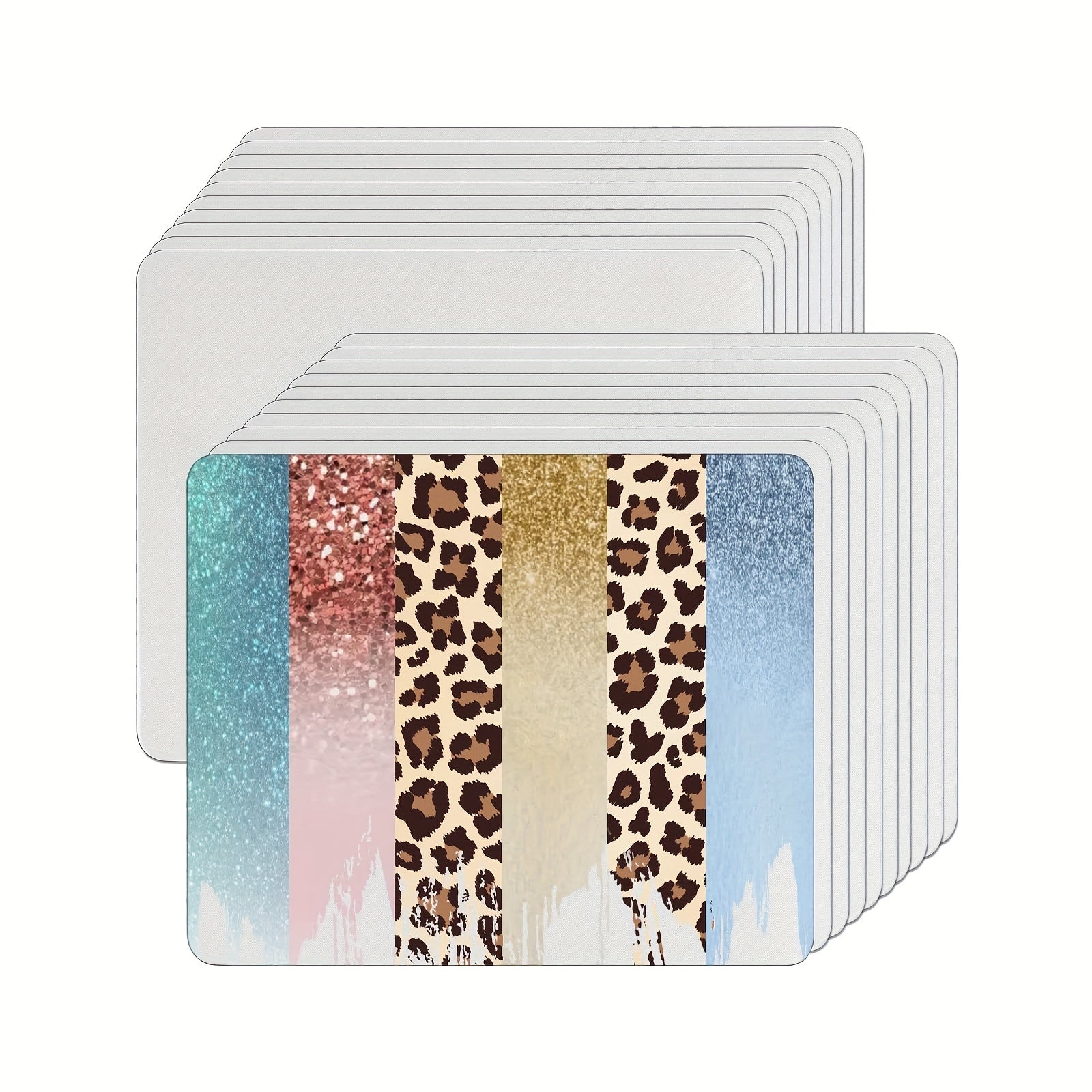 5pcs Sublimation Mouse Pad Blanks For Heat Press Printing