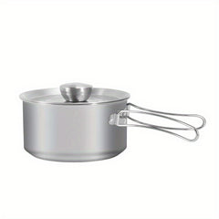 Portable Picnic Kettle Stainless Steel Foldable for Camping
