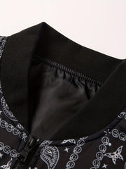 Men's Paisley Soft Shell Jacket Lightweight and Comfortable