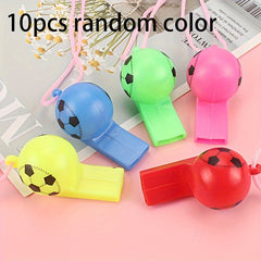 10pcs Colorful Whistles Party Favors Random