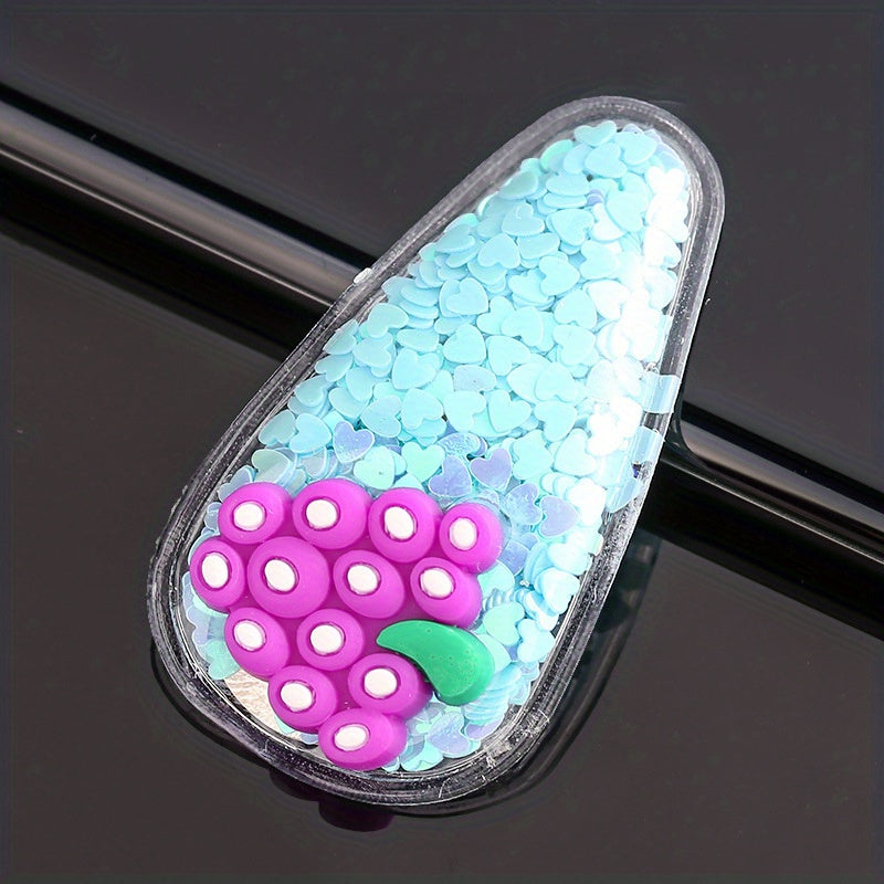 Colorful Sequin Fruit Hair Clips for Baby Girls