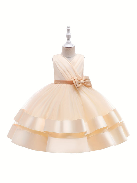 Toddler Girls Tutu Princess Dress Sleeveless Tulle Puffy Dress