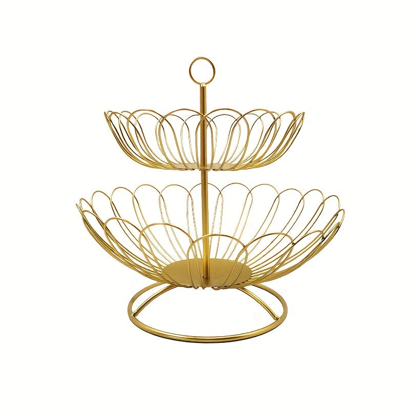 Double Layer Candy Basket for Snack Storage and Party Decorations