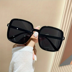 Large Square Sunglasses UV400 Sun Shades Glasses for Beach Vacation Travel