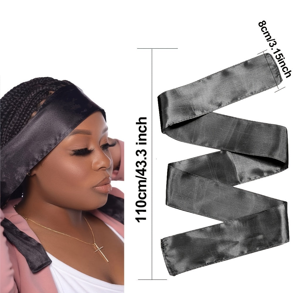 Large Wig Grip Band Satin Headband for Lace Front Wigs