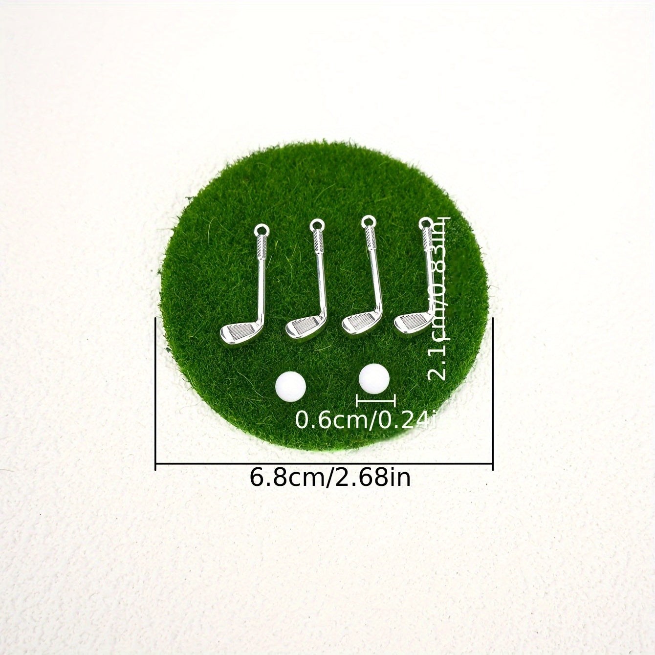 Micro Golf Scene Ornament Dollhouse Accessories Mini Landscape Souvenirs