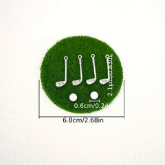 Micro Golf Scene Ornament Dollhouse Accessories Mini Landscape Souvenirs