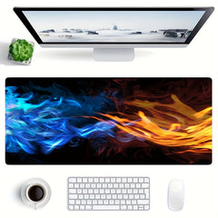 Ice And Fire Mouse Pad - Non Slip Office Mouse Pad