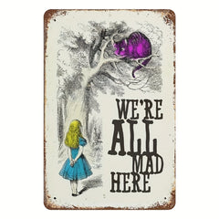 Girls Rabbits Decor Party Quotes Poster Tin Sign 20x30 Cm
