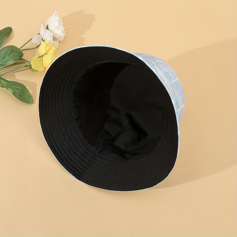 Tie Dye Double sided Unisex Sunshade Bucket Hat