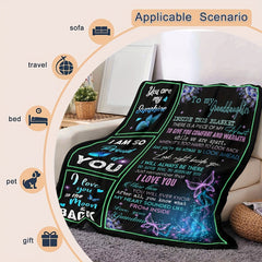 Digital Printed Flannel Warm Blanket Soft Comfortable Throw Blanket