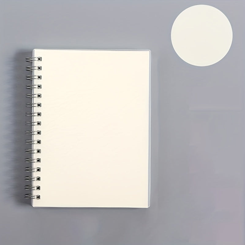 80sheets A6 Creative Coil Notebook Horizontal Line Grid Lattice Blank