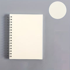 80sheets A6 Creative Coil Notebook Horizontal Line Grid Lattice Blank
